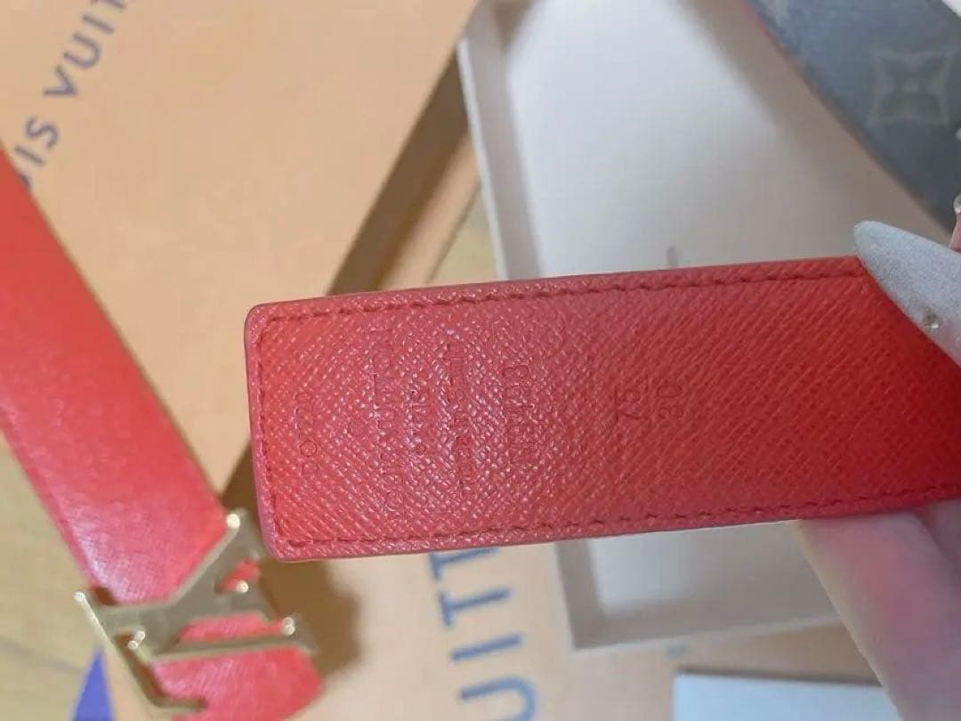 ルイヴィトン　ベルト・LV イニシャル 30MM リバーシブル75