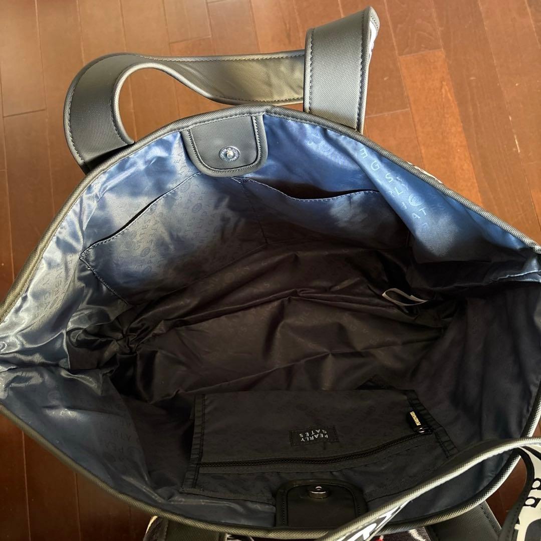 パーリーゲイツ　PGGゴルフロゴロッカーBAGブラック×ホワイト