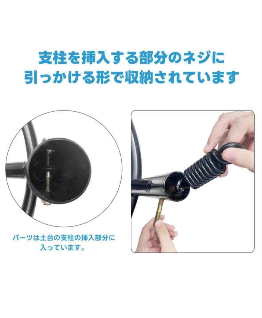 【引取可】ハンギングチェア　クッション付　ホワイト