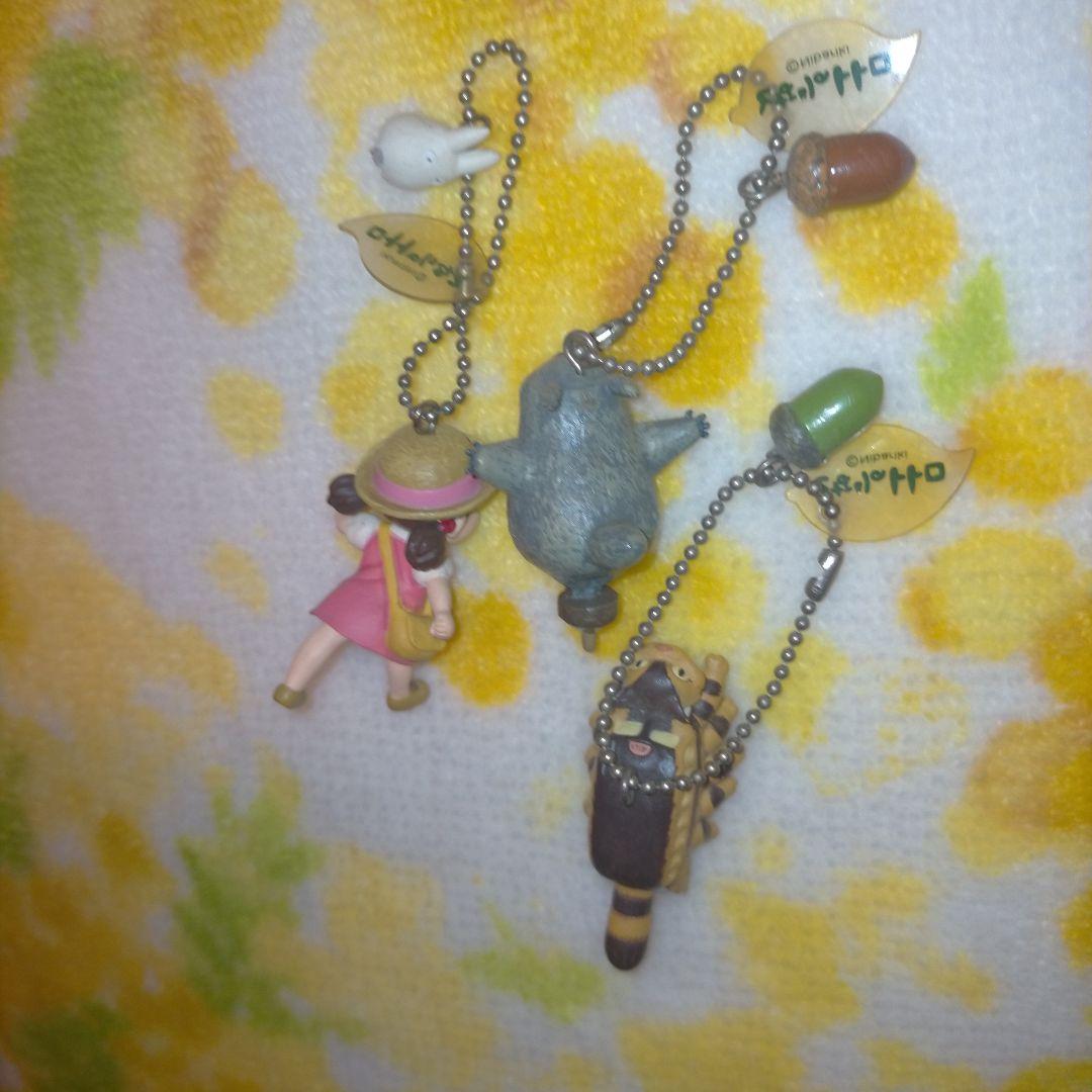 となりのトトロ！トトロ・ネコバス・メイ フィギュア ストラップセット まとめ売り