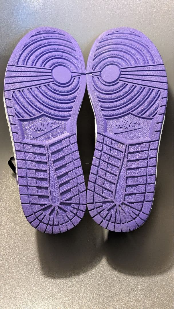 シューズ(男性用) NIKE AIR JORDAN 1 HIGH OG COURT PURPLE