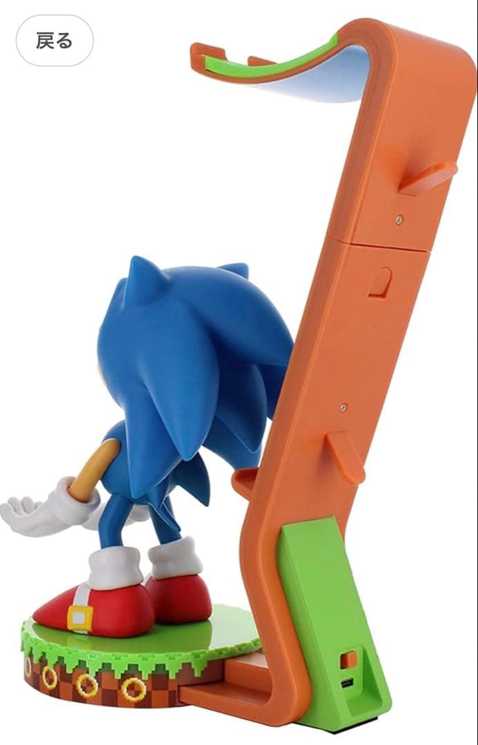 SEGA:ソニックデラックス ライトアップヘッドホン、コントローラースタンド