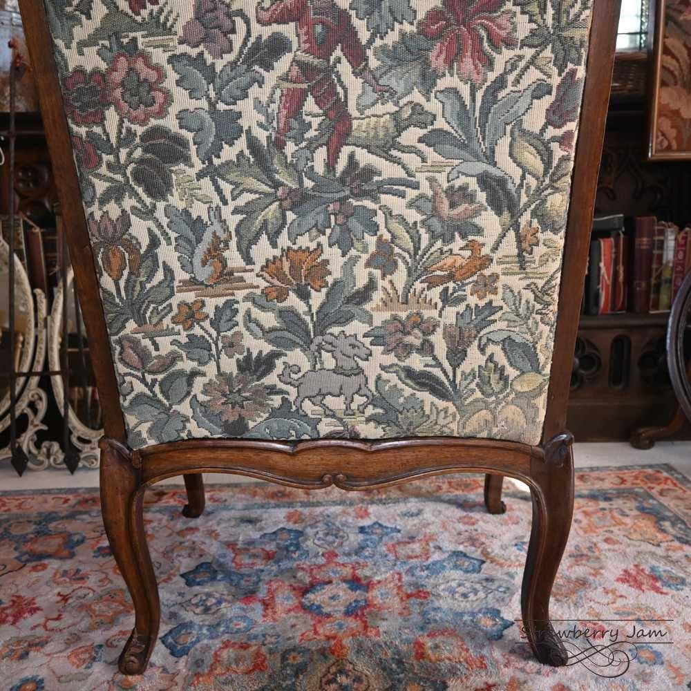 L3710-3-2 フランスアンティーク ソファ 布張りチェア 1人掛けソファ