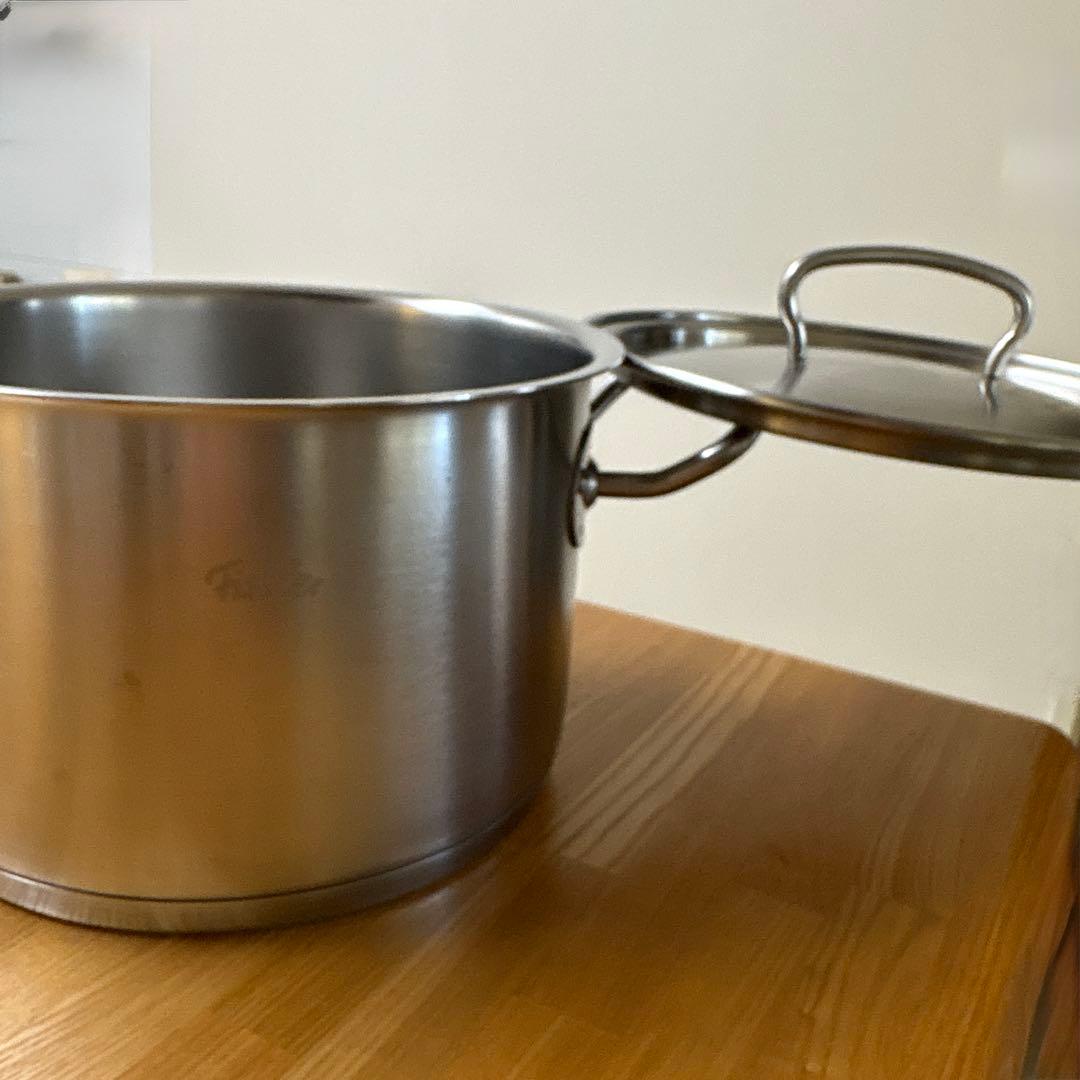 フィスラー／クックスター20cm深鍋・IH可・クレンザー(おまけです)