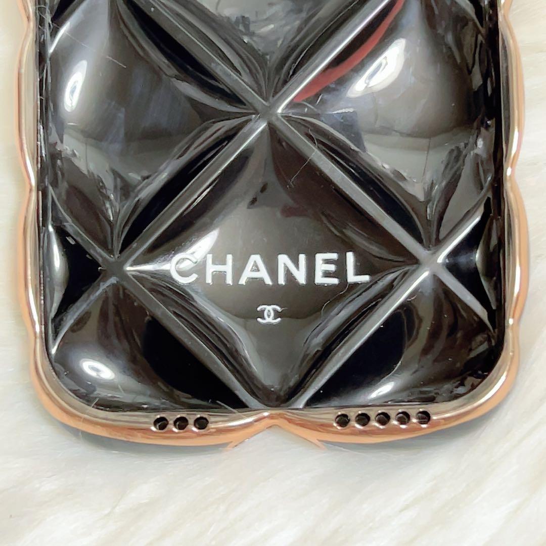✨CHANEL黒×ゴールド 艶やかキルティング iPhone13.14.15✨