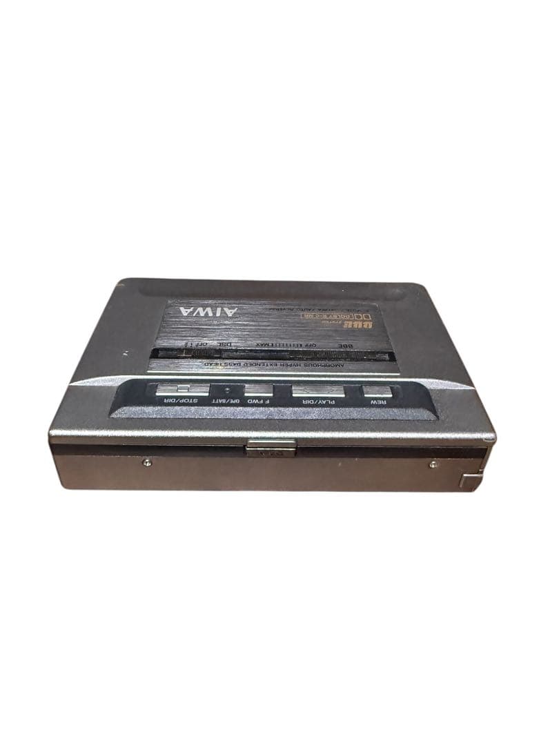 AIWA HS-PX50 シルバー ポータブルカセットプレーヤー　 現状品