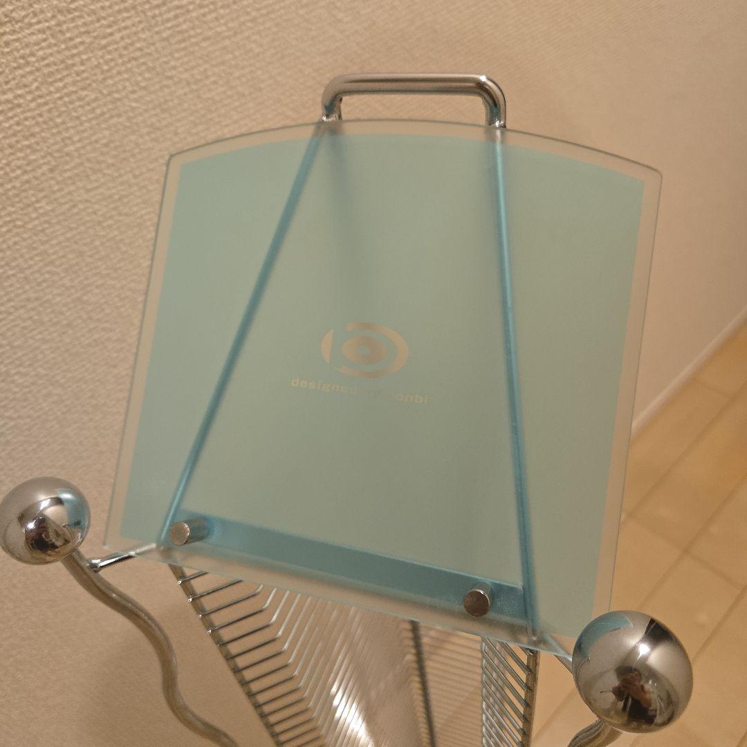 90’s ポストモダン CDラック CDタワー シルバー メタル