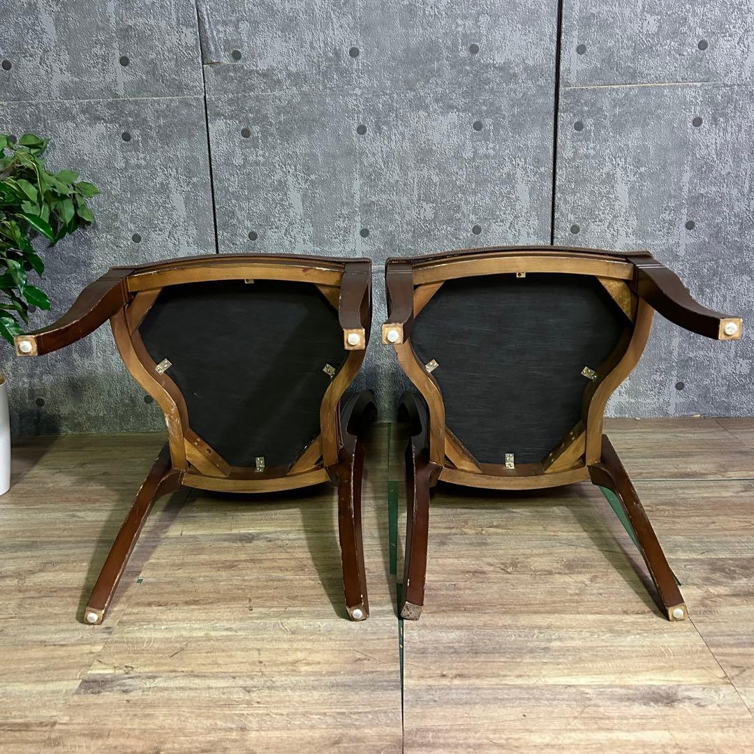 ꧁ネオクラシックスタイル家具꧂ダイニングチェア2脚 食卓 いす イス 椅子