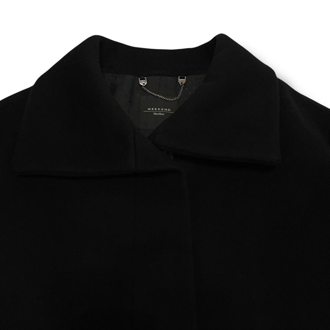 極美品✨ マックスマーラウィークエンド ウールコート 上質 ブラック 36