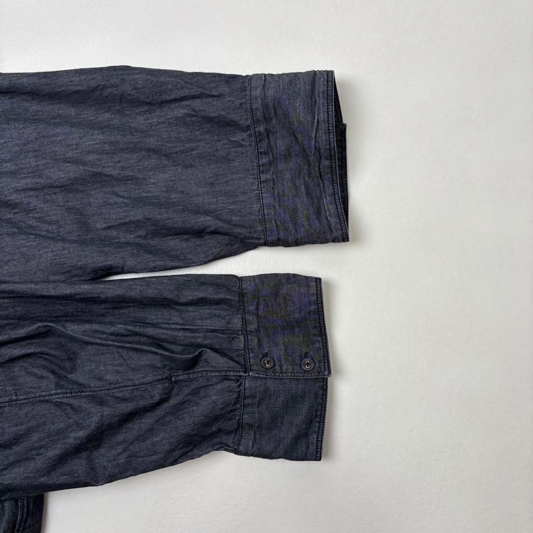 フィータ　Trinity ブラックデニムシャツ　ピンタック　ブザム　トリニティ