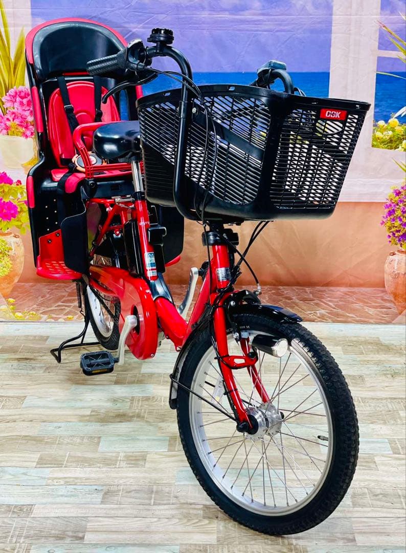人気モデル！ギュット⭐️12AHパナソニック子供乗せ電動アシスト自転車Y2129