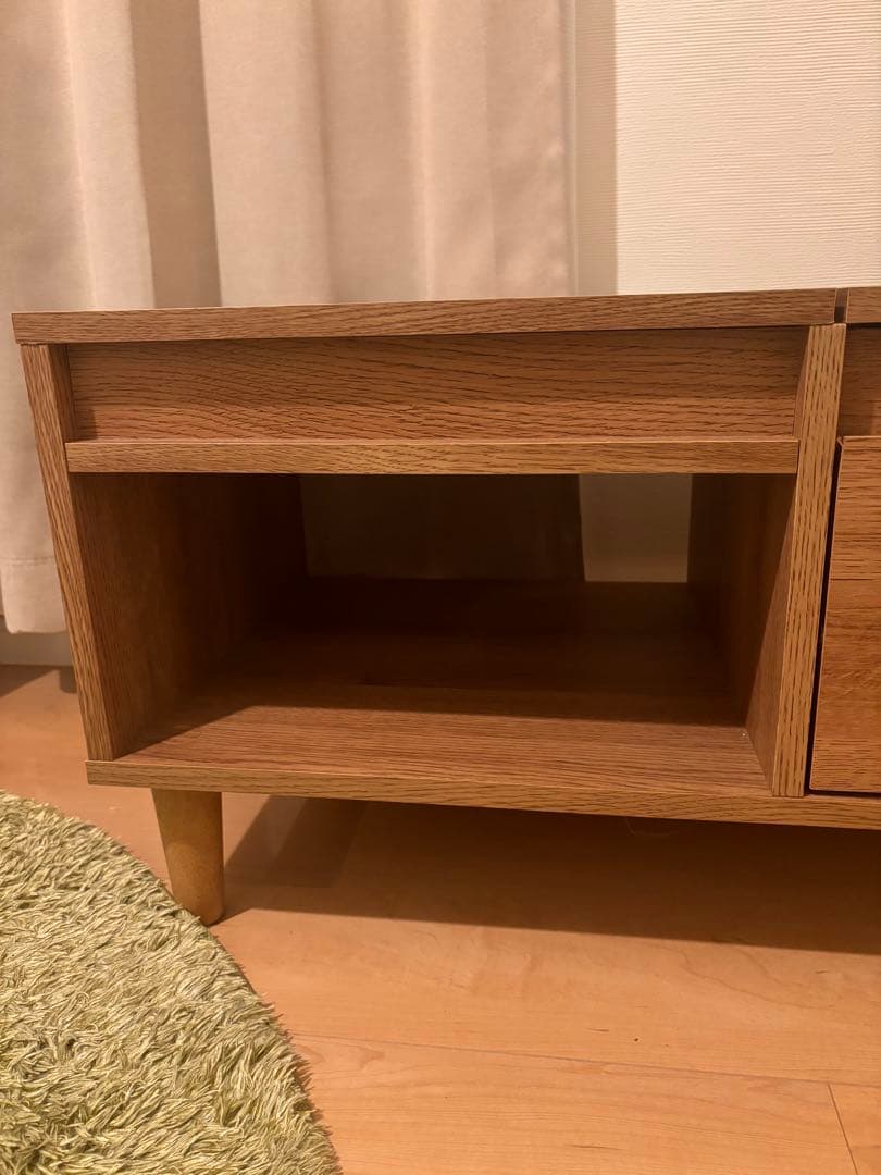 LOWYA テーブルドレッサー　ロータイプ鏡台　収納