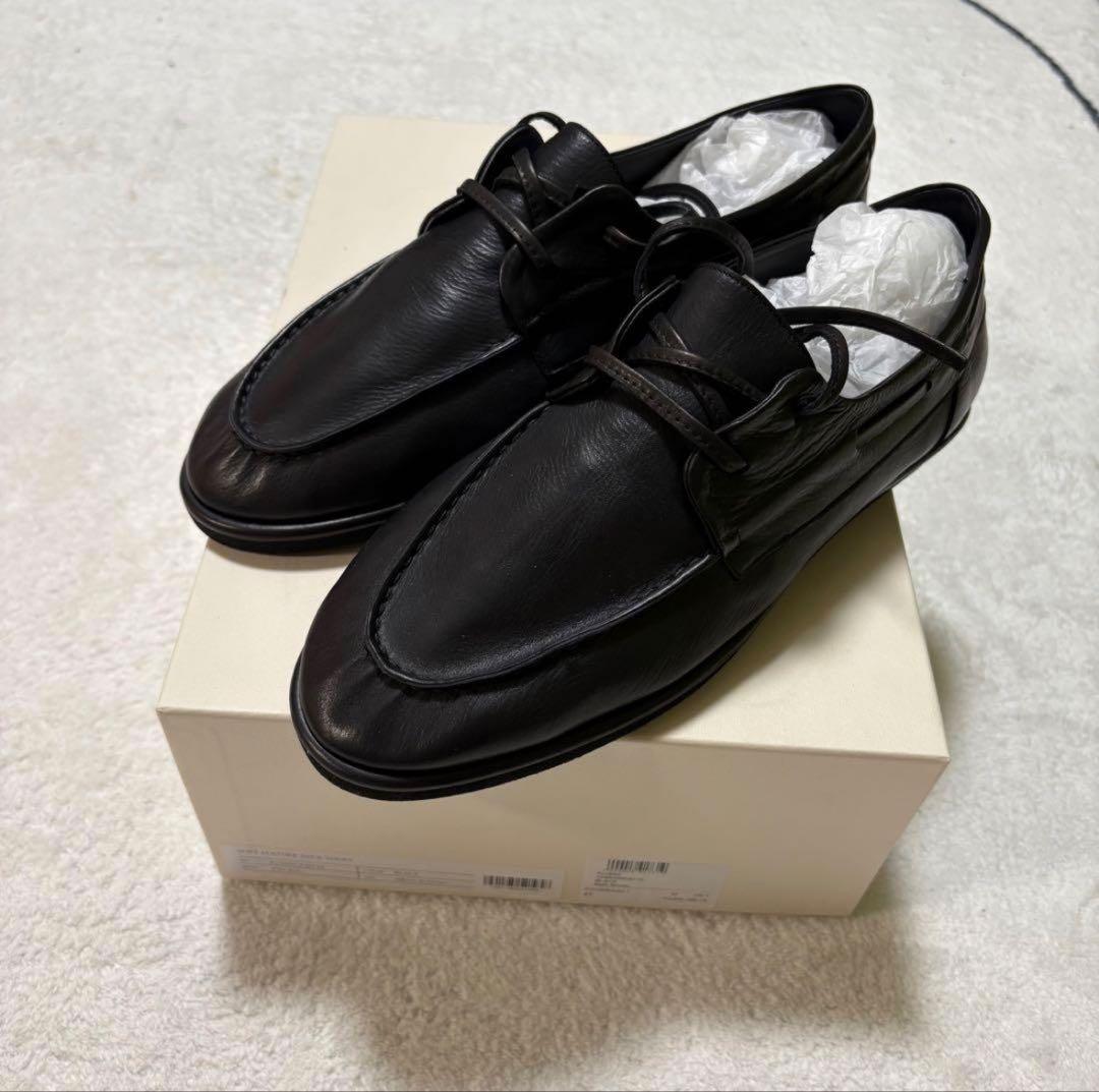 【新品未使用】AURALEE☆革靴☆27㎝☆黒