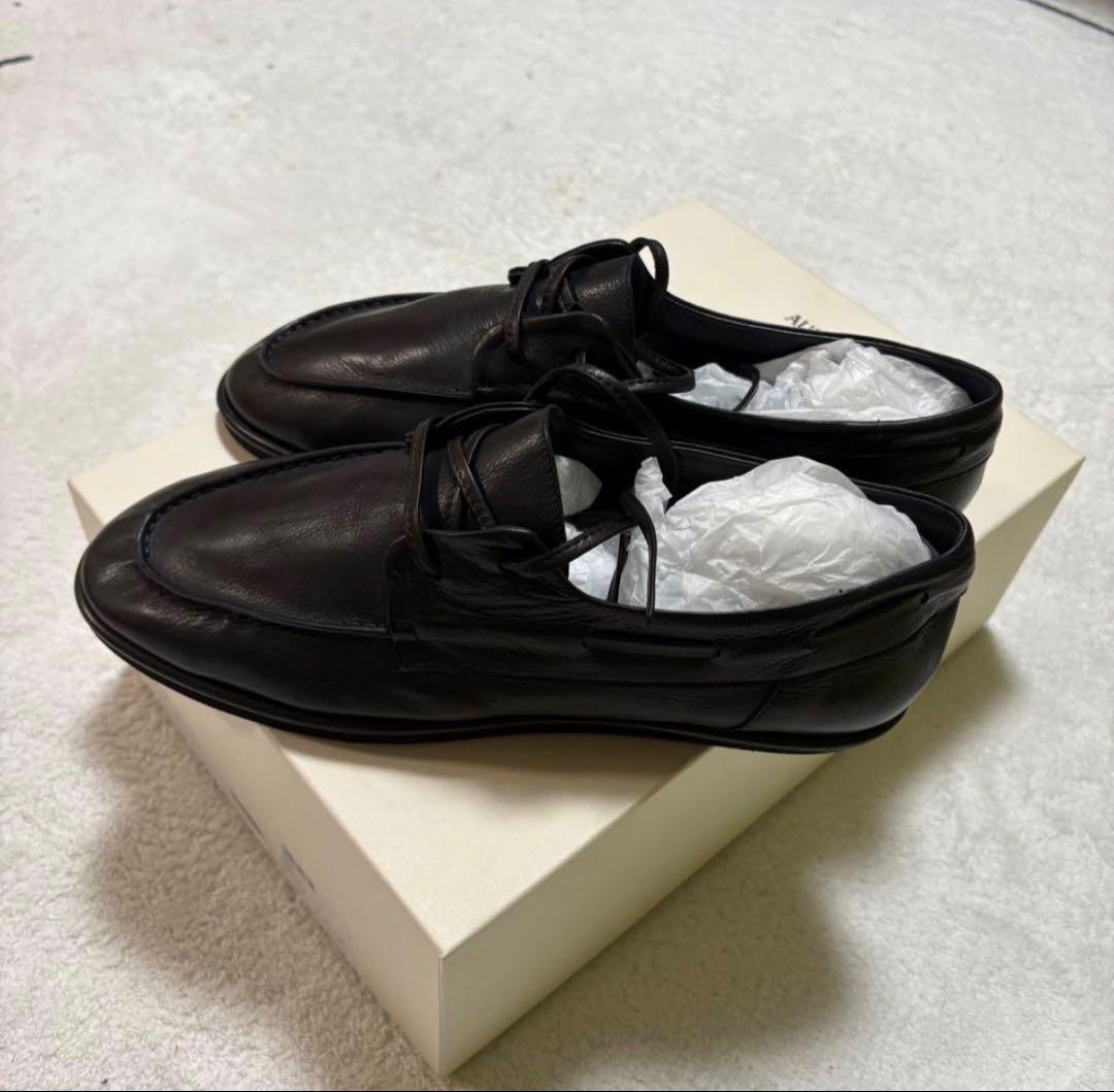 【新品未使用】AURALEE☆革靴☆27㎝☆黒