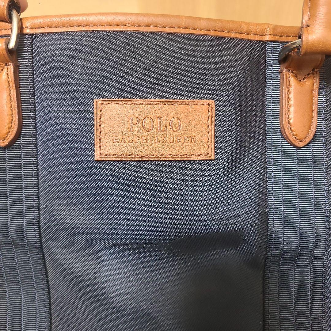 ラルフローレン ビジネスバッグ　トートバック　リュック　ナイロン　紺　2ウェイ