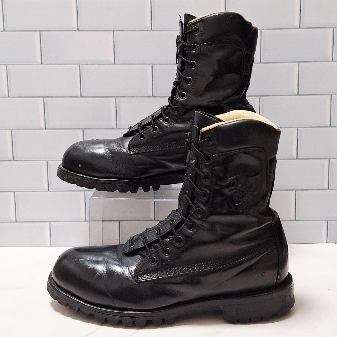 【希少】 CHIPPEWA ヴィンテージ ファイヤーマンブーツ 28 黒 10D