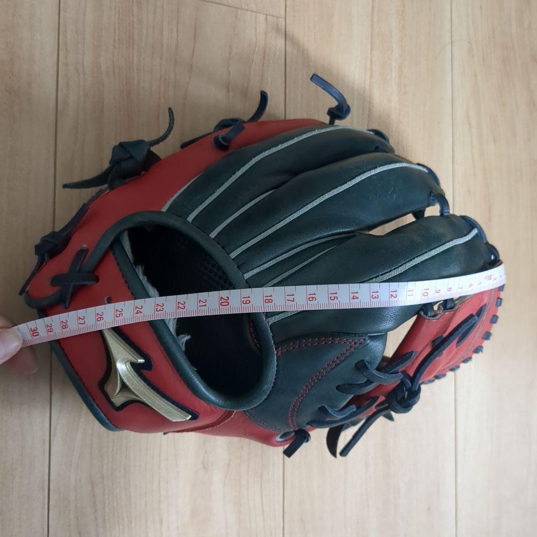 Mizuno ソフトボール用グローブ 赤/緑