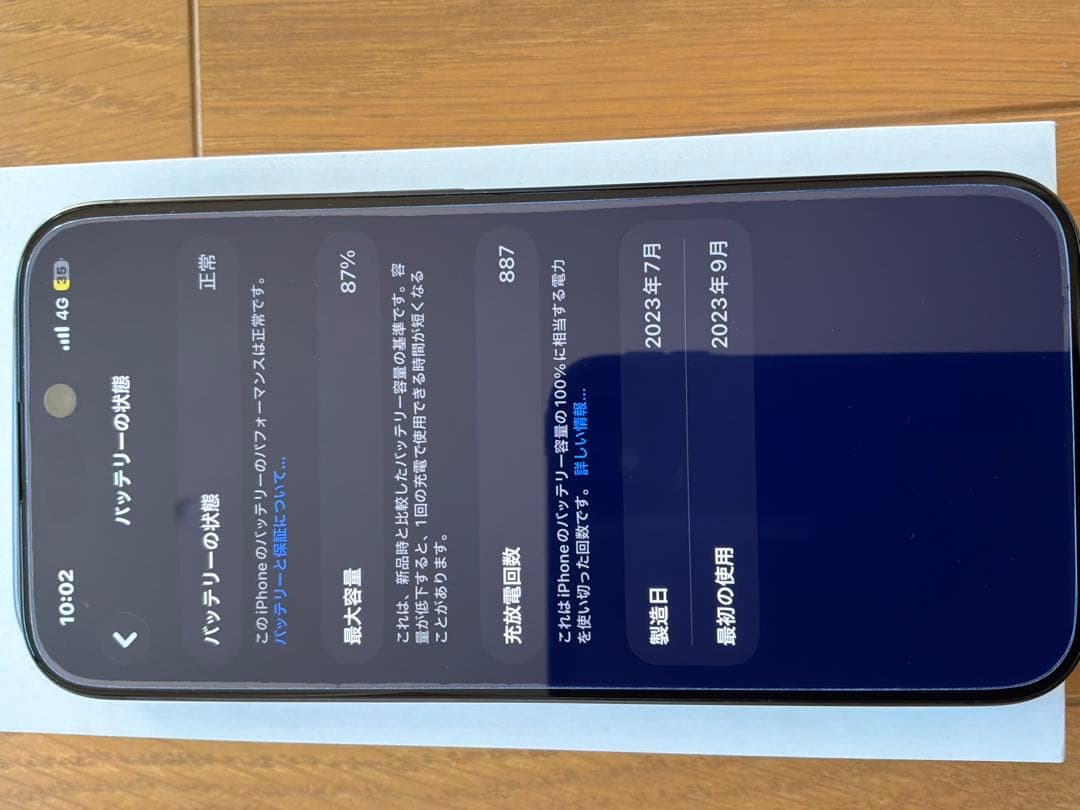 スマートフォン本体 Apple iPhone15Pro 256GB