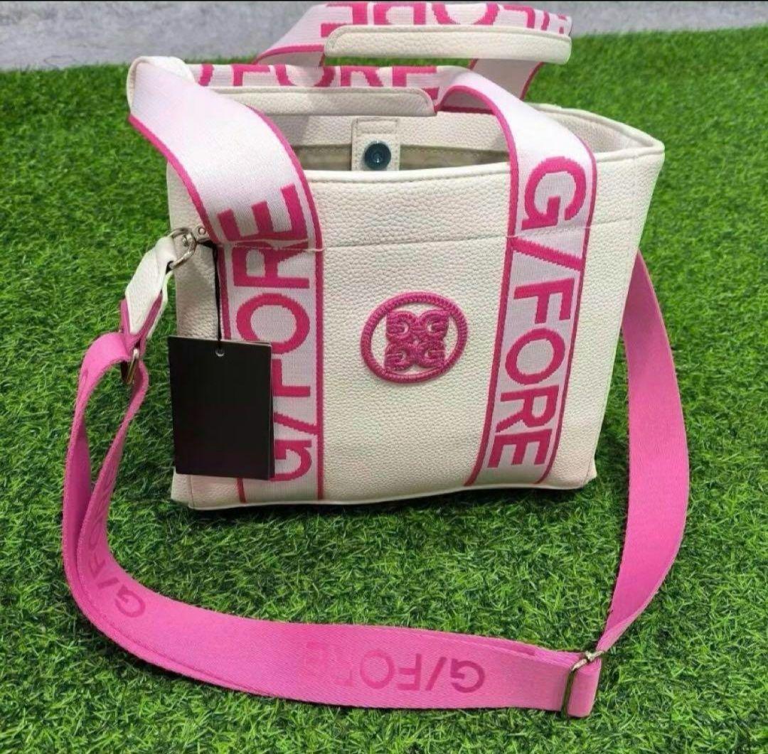 G/FORE カートバック ホワイト＆ピンク26