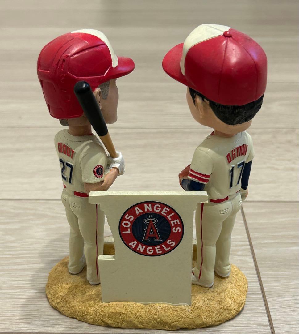 大谷翔平 マイク・トラウト ダブルボブルヘッド人形【球場限定】 7月1日限定配布