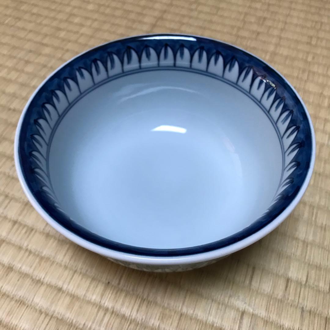 有田焼　源右衛門窯 染付和柄丼5個セット