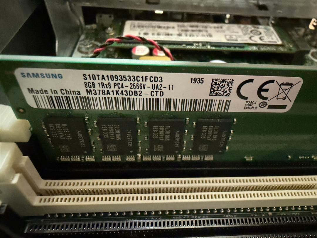 HP ProDesk 600 G5 SFF SSD256G メモリ8G NVMe