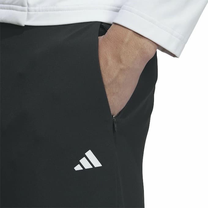 【79】秋冬 定価27,500円 アディダス ゴルフ 中綿 テーパードパンツ 黒
