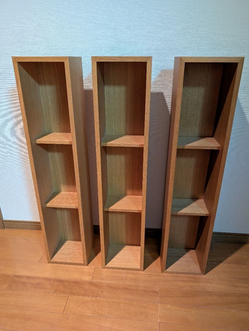 《送料込》無印良品 壁に付けられる家具箱 オーク 88 棚 シェルフ 収納木製