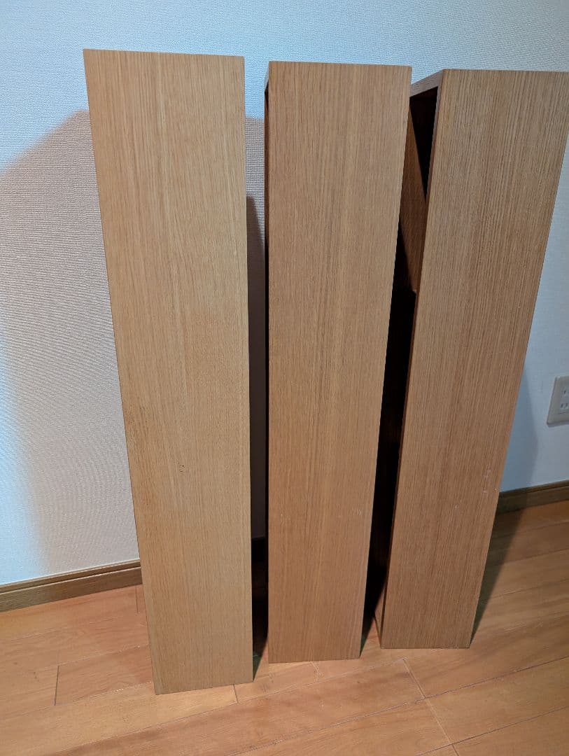 《送料込》無印良品 壁に付けられる家具箱 オーク 88 棚 シェルフ 収納木製