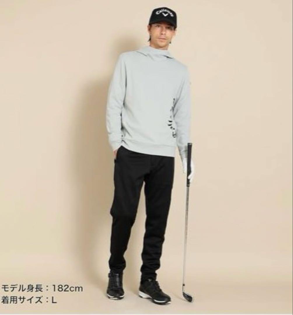 callaway キャロウェイ メンズ 裏起毛 長袖 フーディー　アーチロゴ　M
