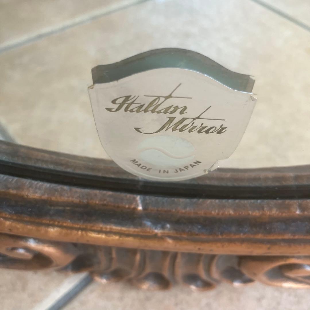 Hallan Mirror イタリア　壁掛け　ウォールミラー　アンティーク調