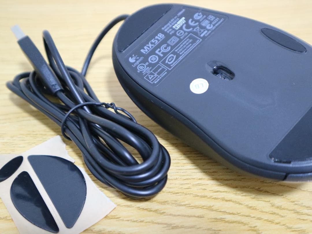 新品 Logitech MX518 ロジテック 有線ゲーミング レーザーマウス