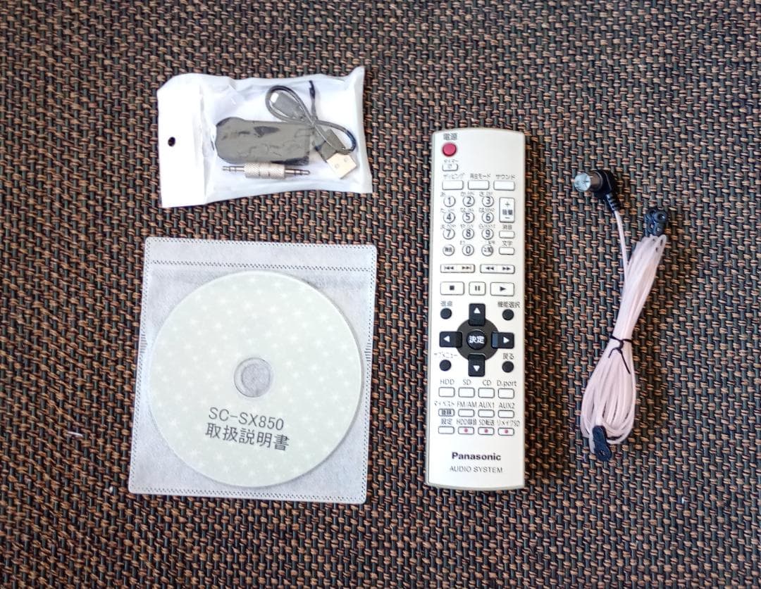 Panasonic SC-SX850 CD/HDD/SD/BTコンポ 動作良好