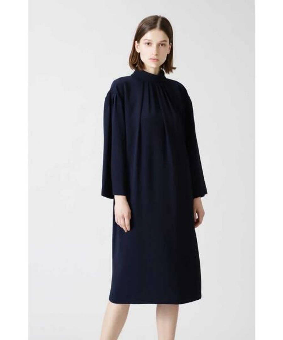 【美品】 ADORE ワンピース ネイビー ワンピース セレモニー 日本製