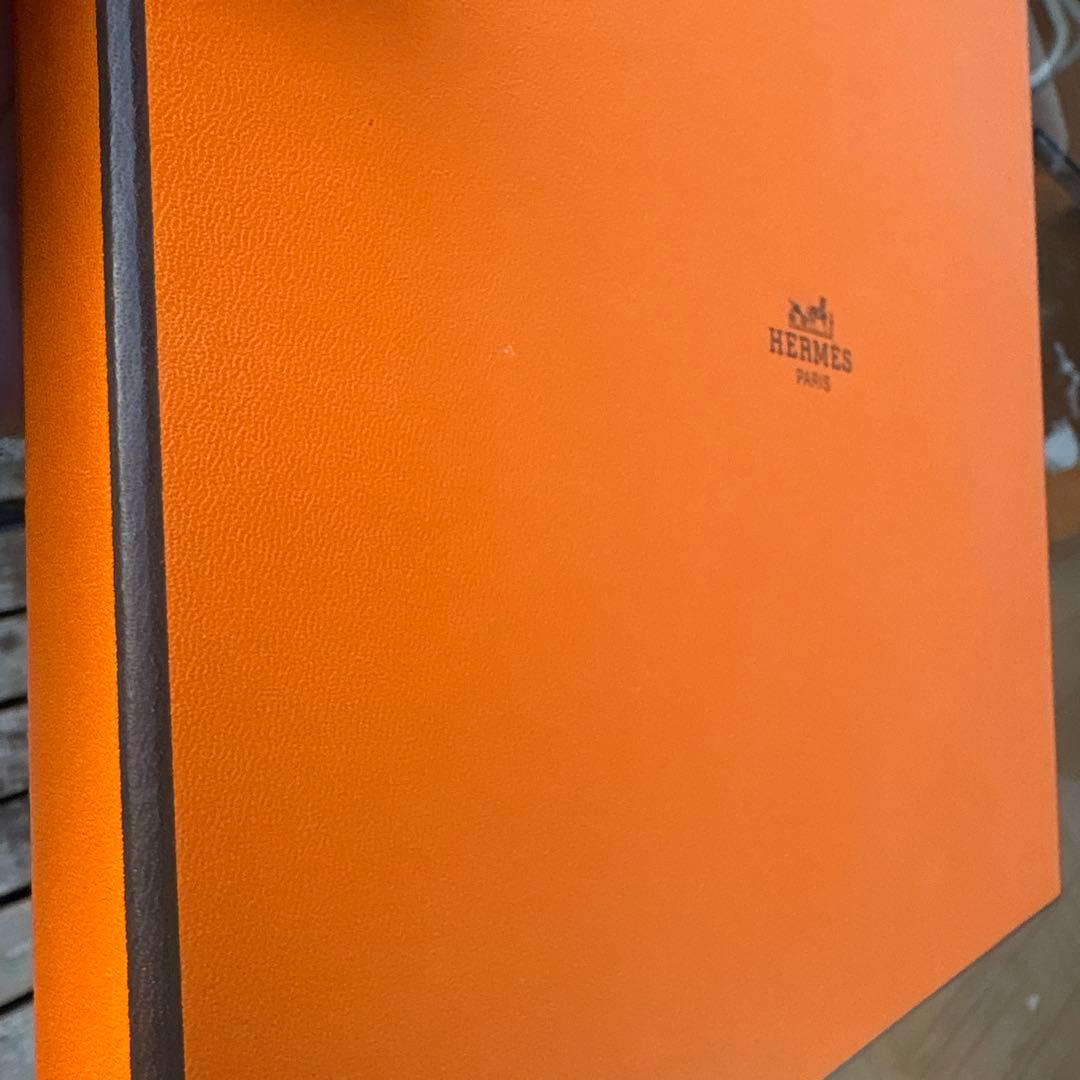 【未使用品　22cm】エルメス　シェーヌダンクル　ブルー　デザートプレート 箱付