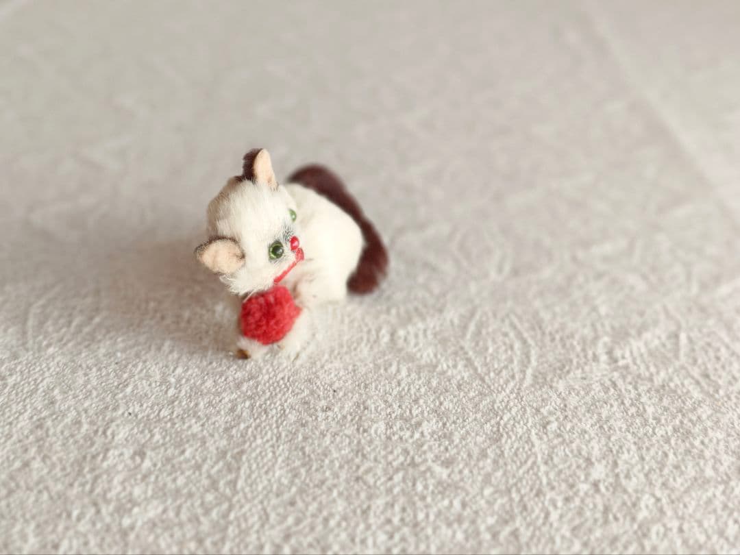 【suumaさま】vintage figure ୨୧ * 白茶 ふわふわ猫ちゃん