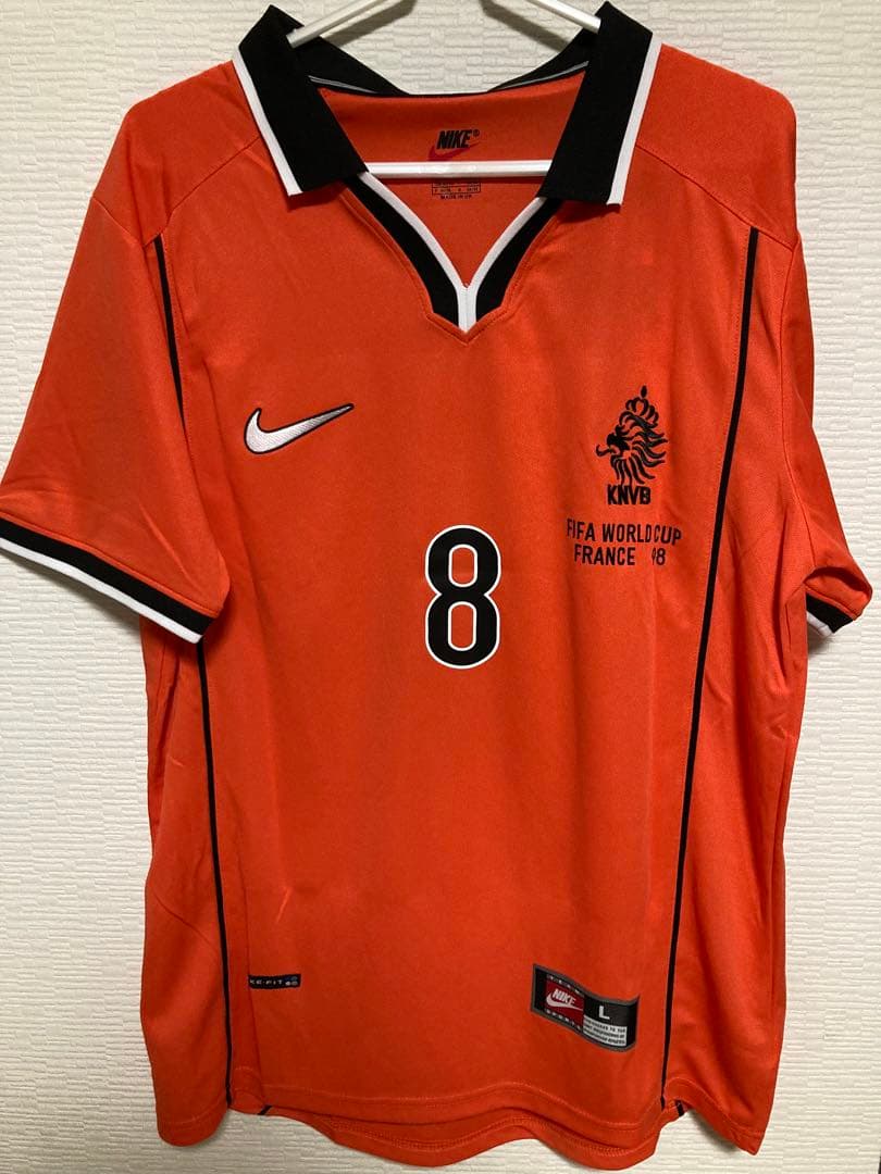 1998フランスワールドカップ オランダ代表 ベルカンプ ユニフォーム（H）