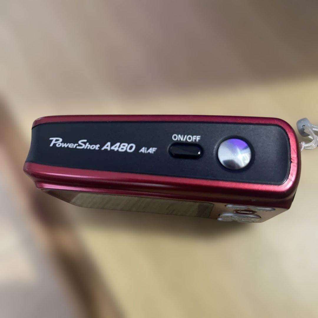 RAKUDO 专用Canon PowerShot A480 レッド 単3電池駆動
