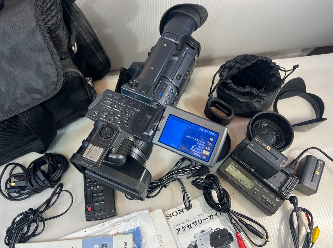 SONY HDV HDR-FX1ビデオカメラ 本体と付属品一式