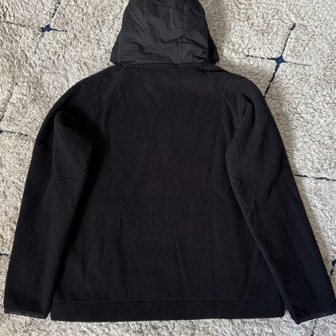 【タグ付き✨】ブリーフィング　フリース　ボア　ジャケット　ジップ　中綿　ブラック