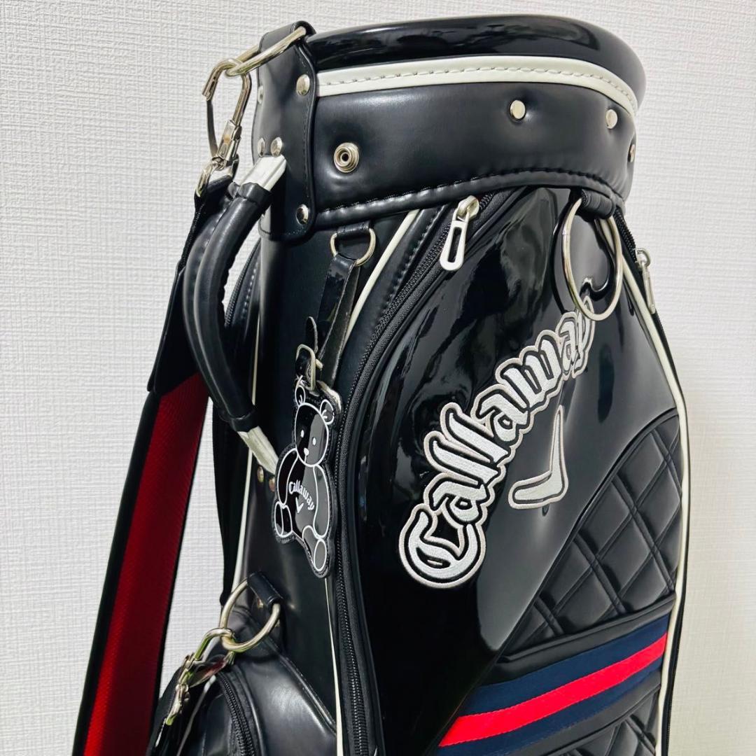 キャロウェイ　キャディバッグ　黒　ブラック　かわいい　ベア　軽量