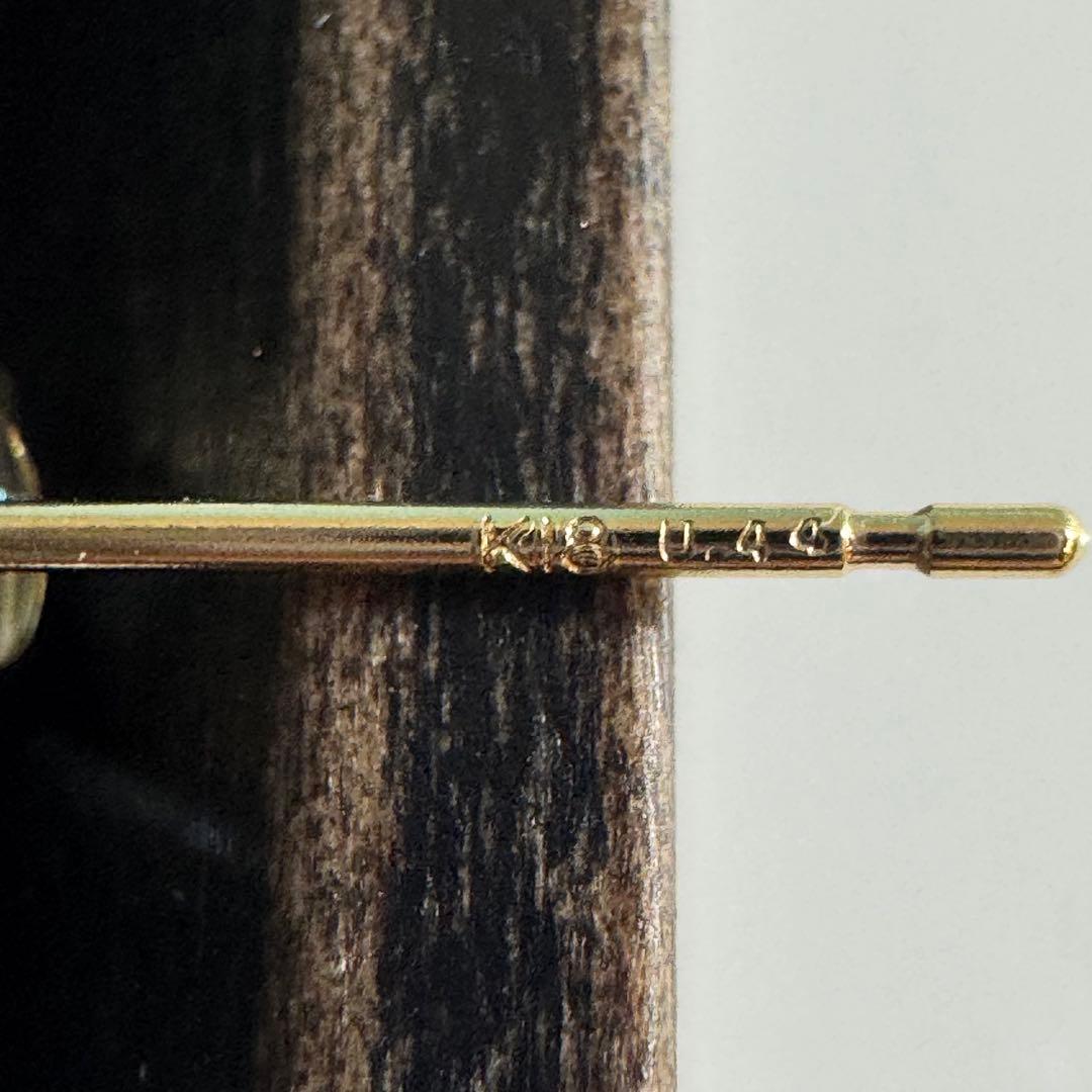 [お客] ◆新品◆ k18 アクアマリン　ピアス