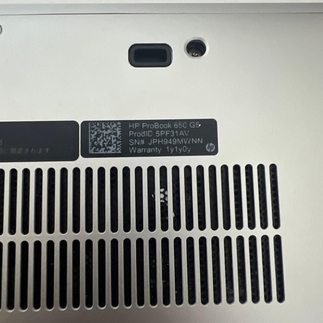 HPProbook 650 G5 i3-8145U HDD512GB/メモリ8G