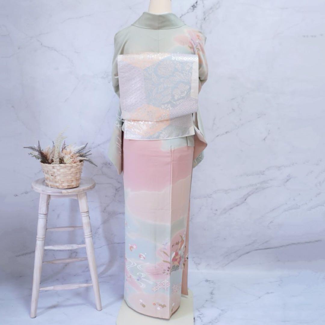 訪問着 フルセットa478七五三　入学式　お宮参り　結婚式