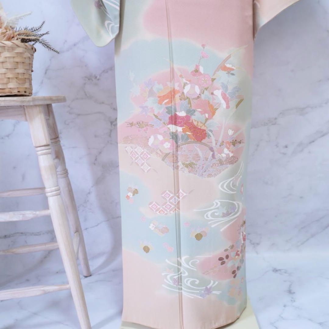 訪問着 フルセットa478七五三　入学式　お宮参り　結婚式