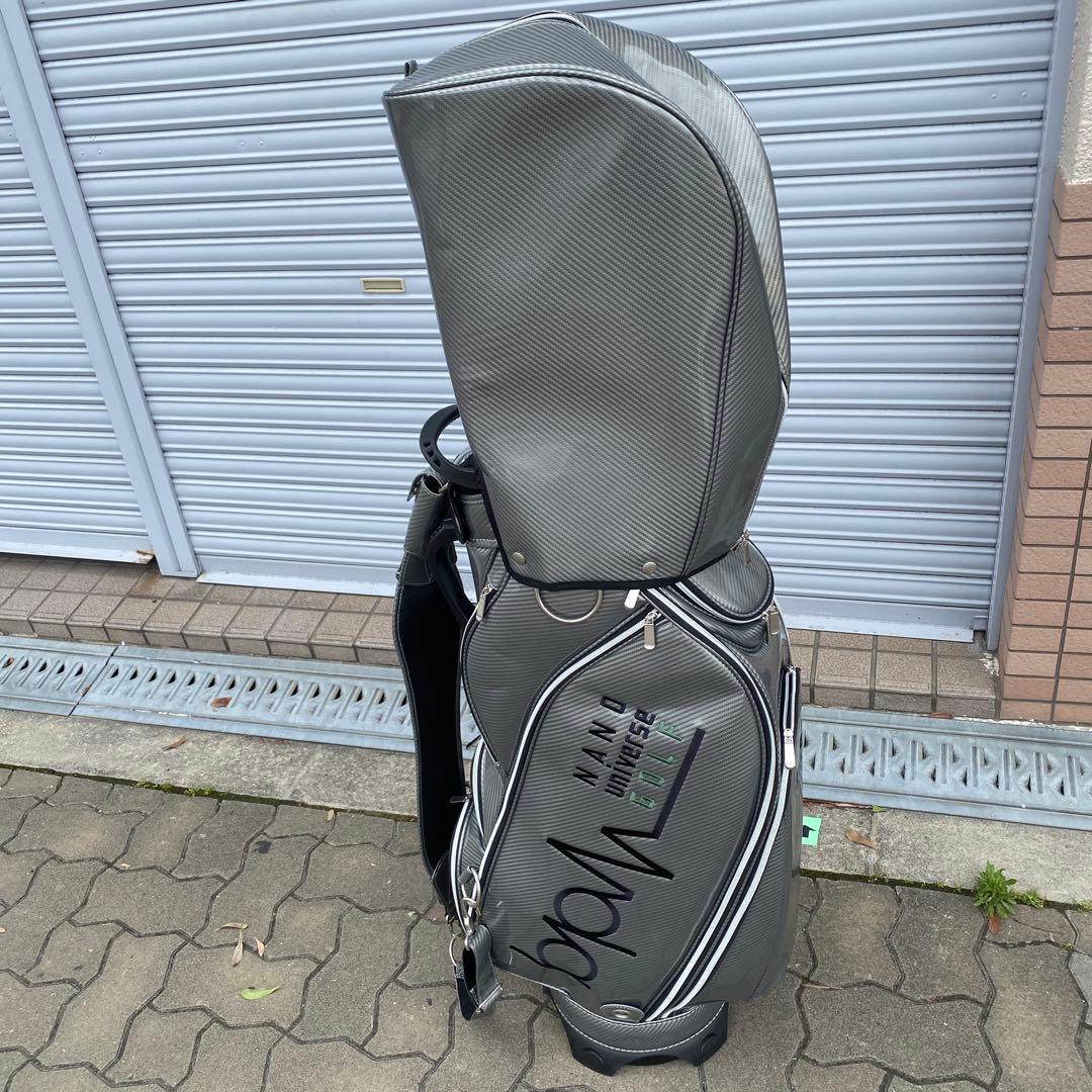 新品未使用　NANO UNIVERSE グレー キャディバッグ