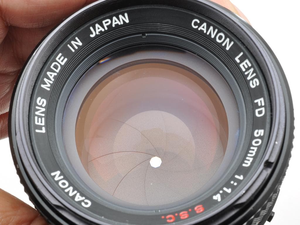 キヤノン AE-1 PROGRAM シルバー FD 50/f1.4 SSC 動確