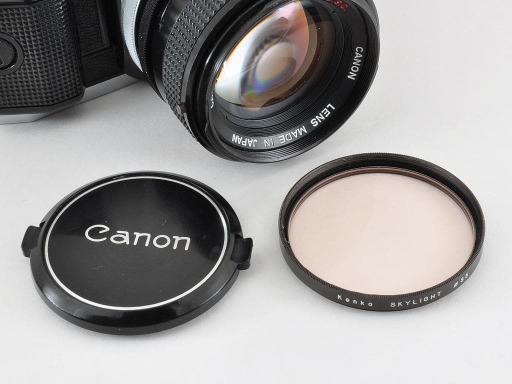 キヤノン AE-1 PROGRAM シルバー FD 50/f1.4 SSC 動確