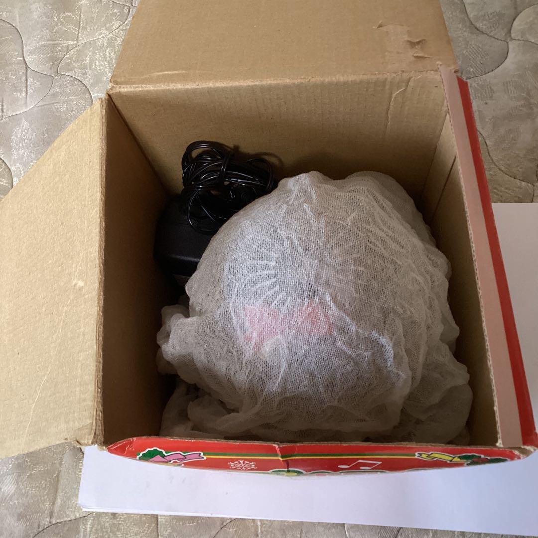 クリスマス　オルゴール付き、ホワイトＸmasツリー　AC アダプター付き