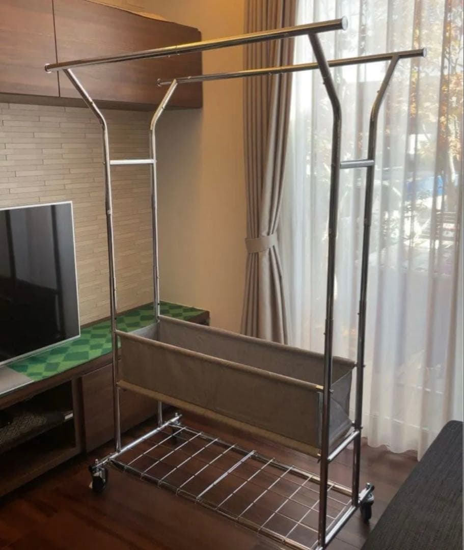 HOKEEPER ダブルハンガー 耐荷重283kg ハンガーラック パイプ